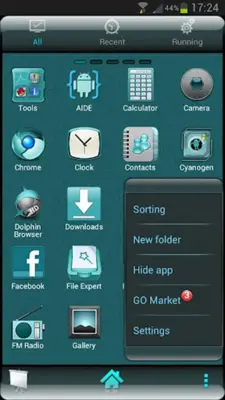 Theme Cyanogen GO Launcher EX android App screenshot 6